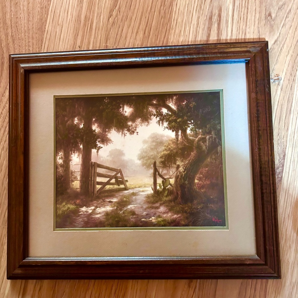 Vintage Lithographic Print "One Summer Day" Dalhart Windberg 1970